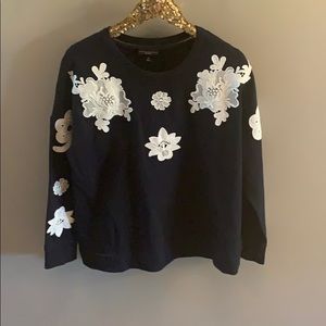 Victoria Beckham Appliqué Sweatshirt